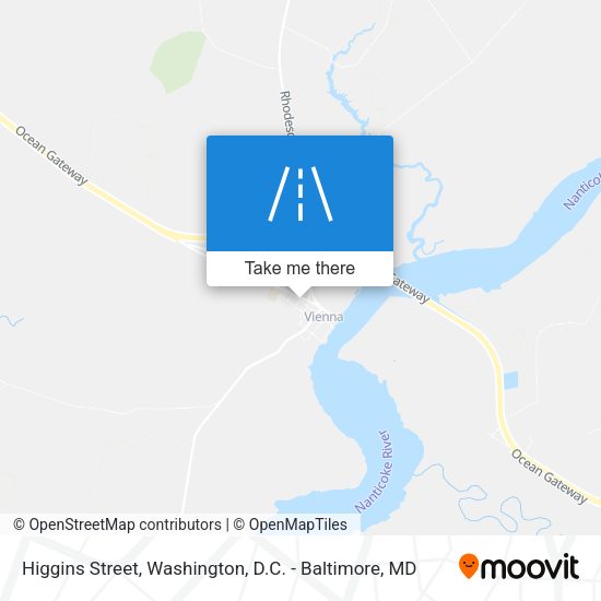 Higgins Street map