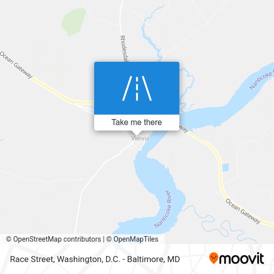 Race Street map
