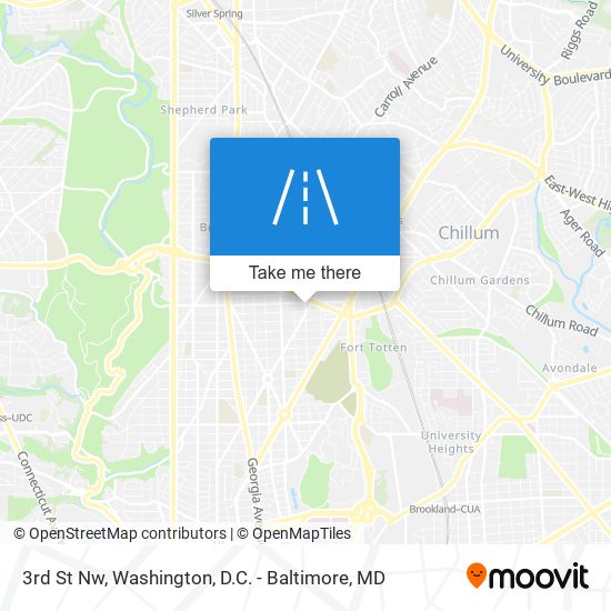 3rd St Nw map