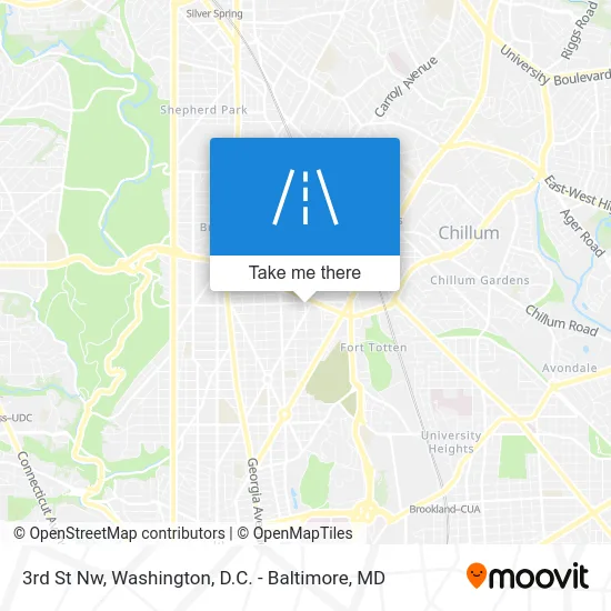 3rd St Nw map