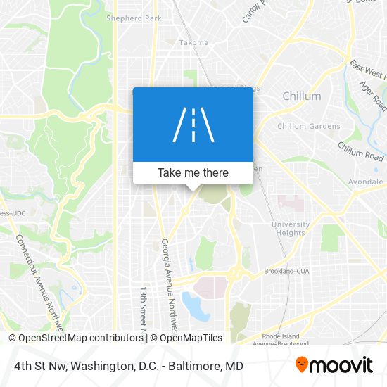 4th St Nw map