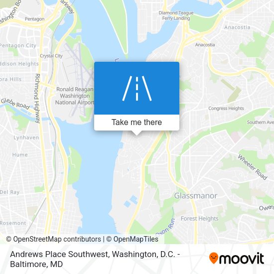 Andrews Place Southwest map
