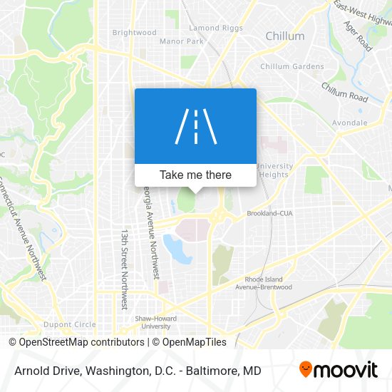 Arnold Drive map