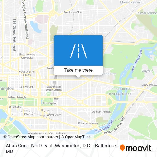 Atlas Court Northeast map