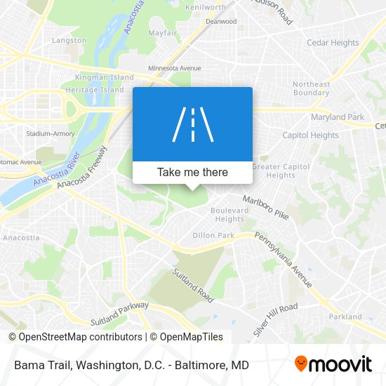 Mapa de Bama Trail