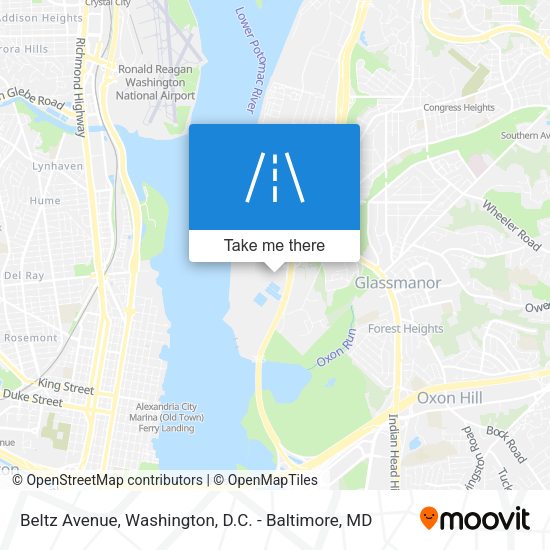 Beltz Avenue map