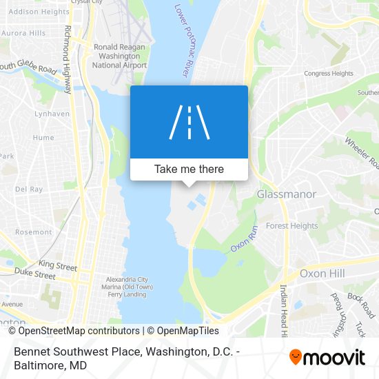 Bennet Southwest Place map
