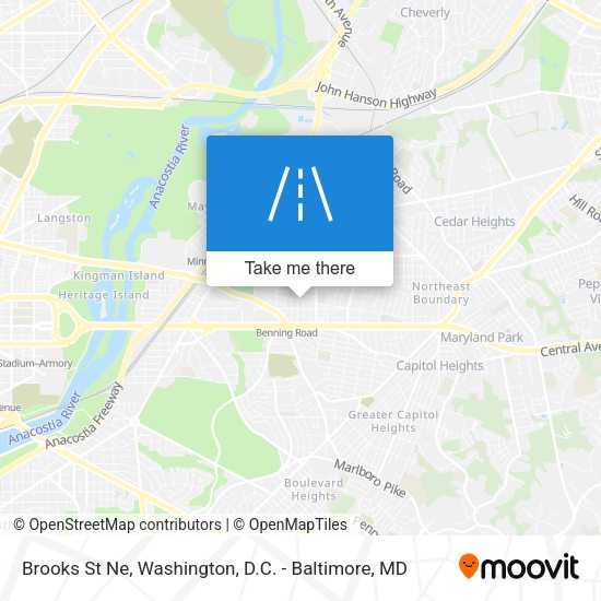 Brooks St Ne map