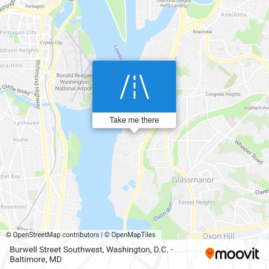Burwell Street Southwest map