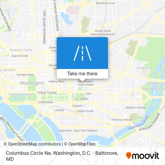 Mapa de Columbus Circle Ne