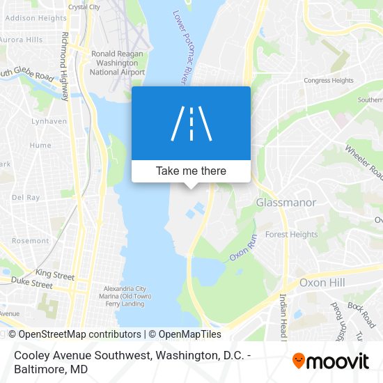 Mapa de Cooley Avenue Southwest