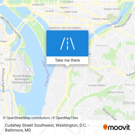 Mapa de Cudahey Street Southwest
