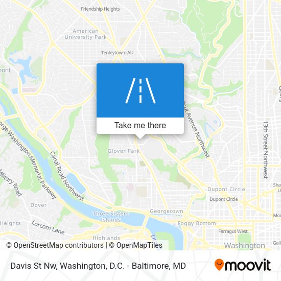 Davis St Nw map