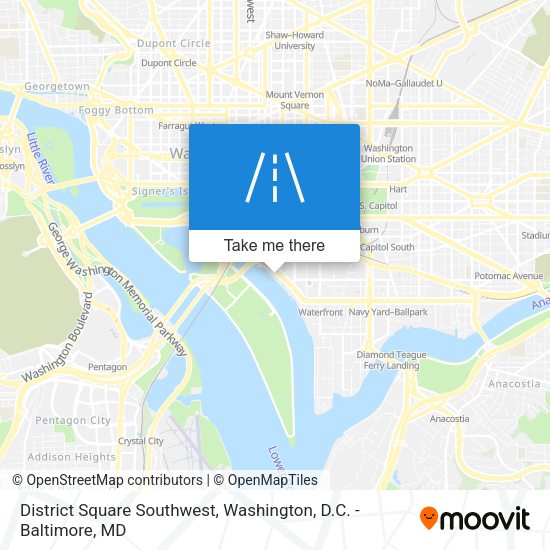 District Square Southwest map