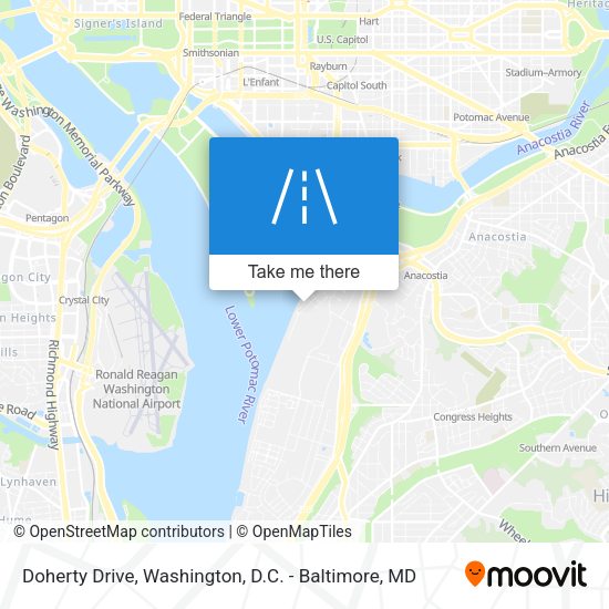 Doherty Drive map