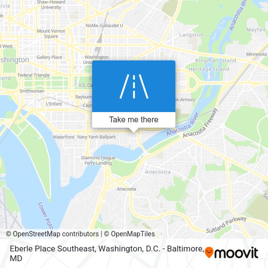 Mapa de Eberle Place Southeast