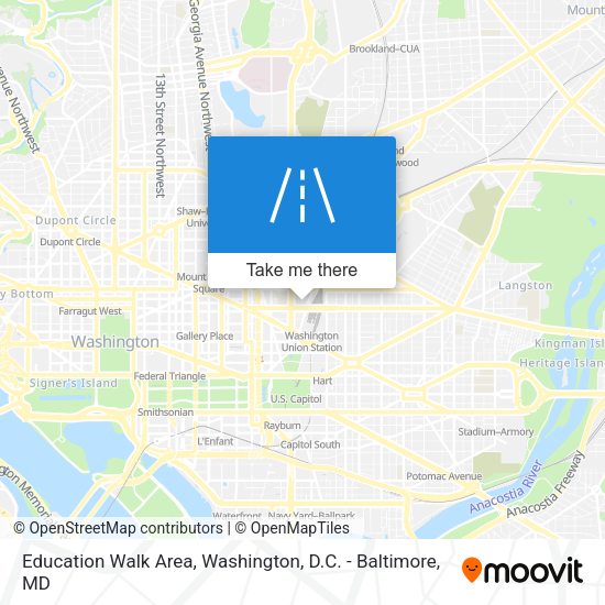 Education Walk Area map