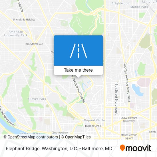 Mapa de Elephant Bridge