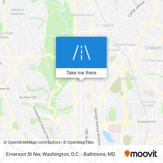 Mapa de Emerson St Nw