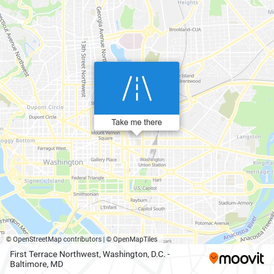 First Terrace Northwest map