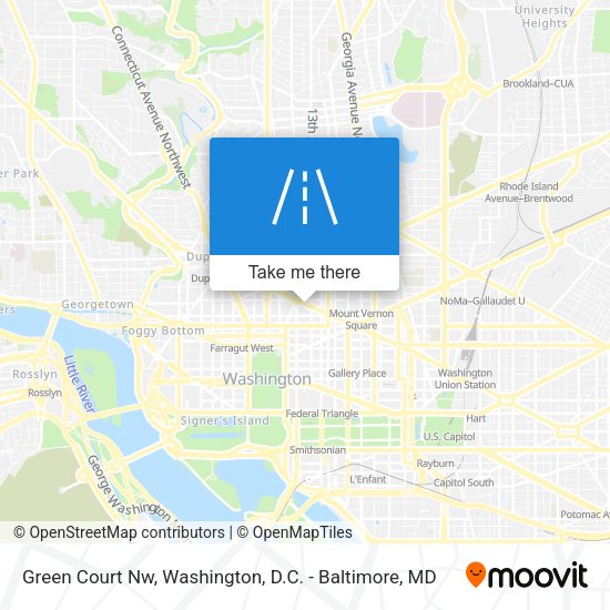Mapa de Green Court Nw