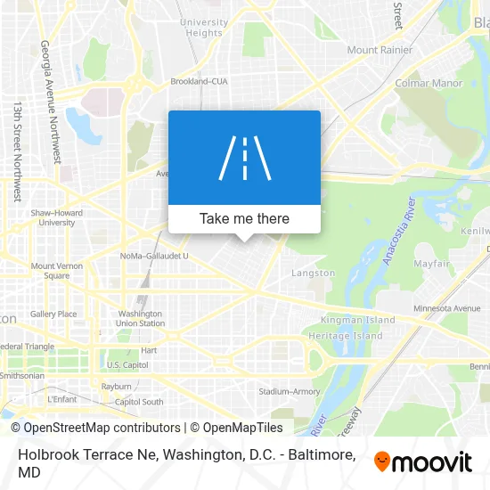 Holbrook Terrace Ne map