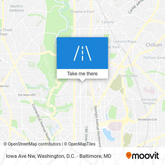 Mapa de Iowa Ave Nw