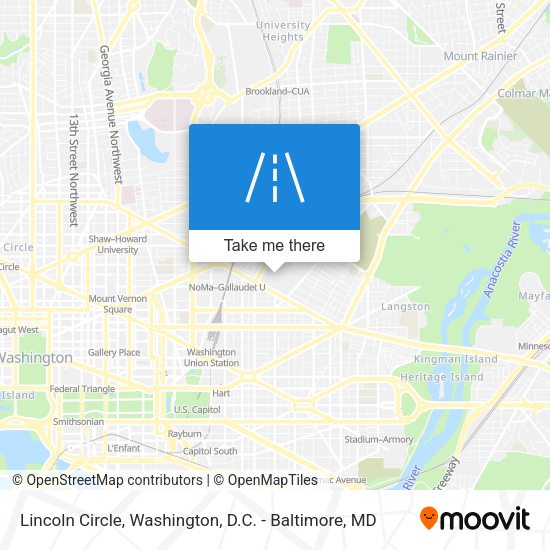 Lincoln Circle map