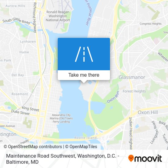 Mapa de Maintenance Road Southwest