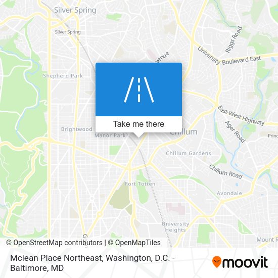 Mclean Place Northeast map