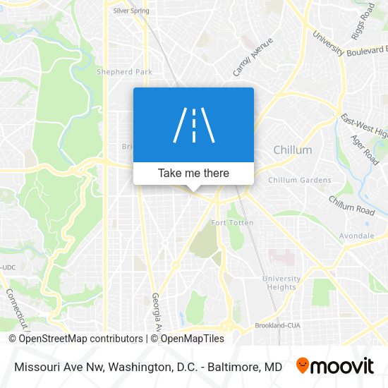 Mapa de Missouri Ave Nw