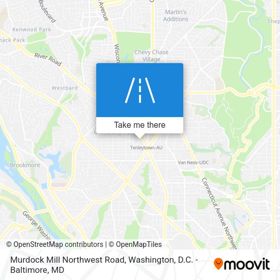 Mapa de Murdock Mill Northwest Road