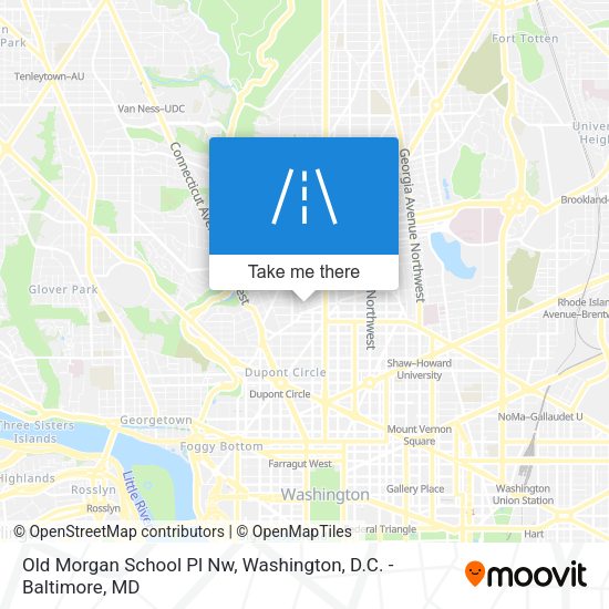Mapa de Old Morgan School Pl Nw