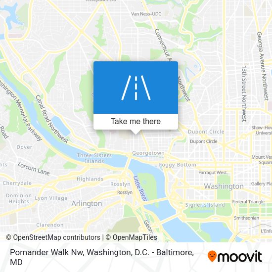 Pomander Walk Nw map