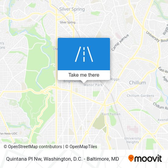 Quintana Pl Nw map