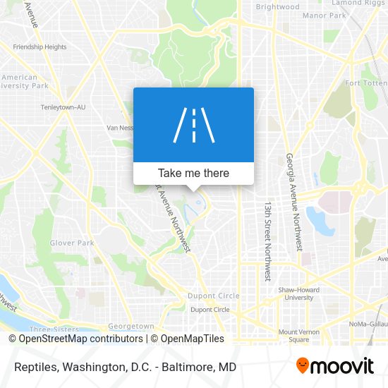 Reptiles map