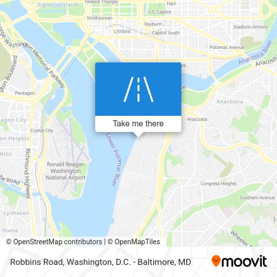 Robbins Road map