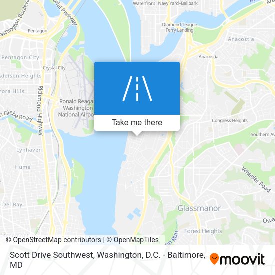 Mapa de Scott Drive Southwest