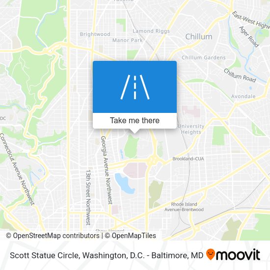 Mapa de Scott Statue Circle