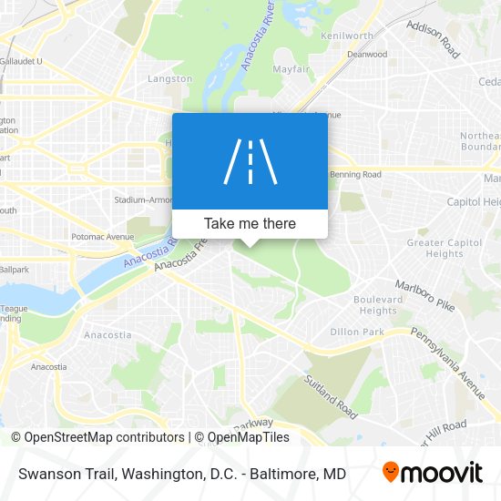 Swanson Trail map