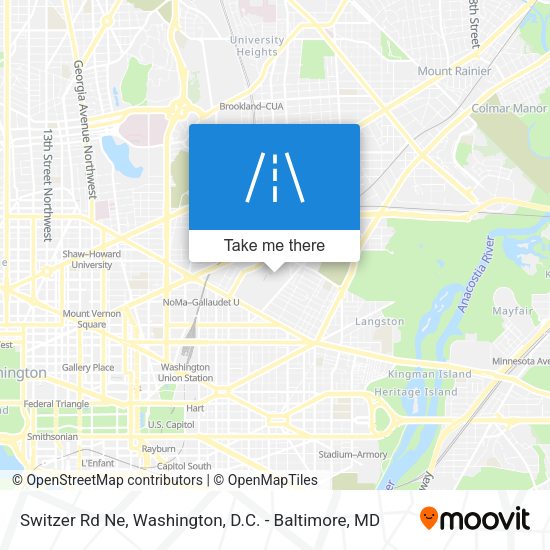 Switzer Rd Ne map