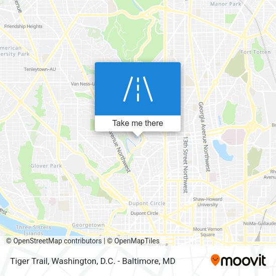 Mapa de Tiger Trail