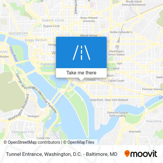 Tunnel Entrance map