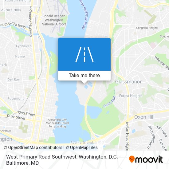 Mapa de West Primary Road Southwest