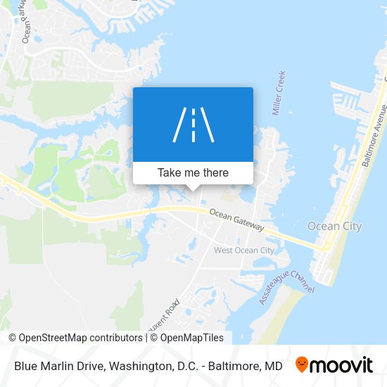Mapa de Blue Marlin Drive