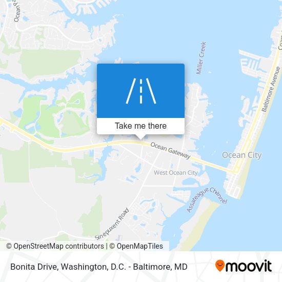 Bonita Drive map