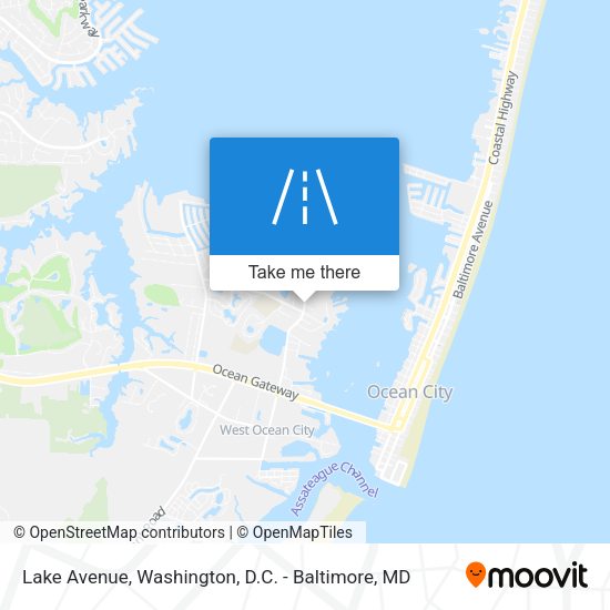 Lake Avenue map