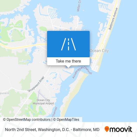 Mapa de North 2nd Street