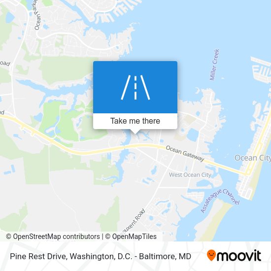 Pine Rest Drive map