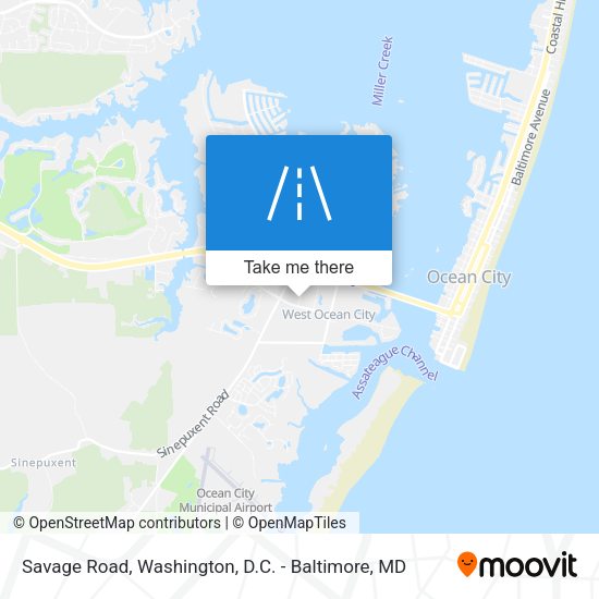 Savage Road map